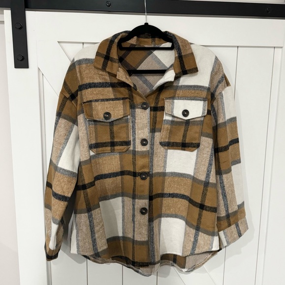 Tan Thick Flannel - Picture 2 of 3